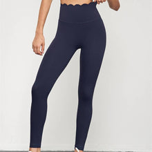 Load image into Gallery viewer, Scallop High Waist Leggings
