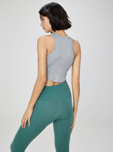 Load image into Gallery viewer, White - Molded Cup Ribbed Tank