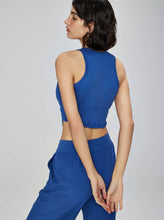 Load image into Gallery viewer, White - Molded Cup Ribbed Tank