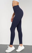 Load image into Gallery viewer, Scallop High Waist Leggings