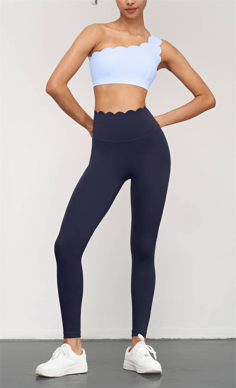 ella 日本製 scallop leggings pants ella スカラップパンツ