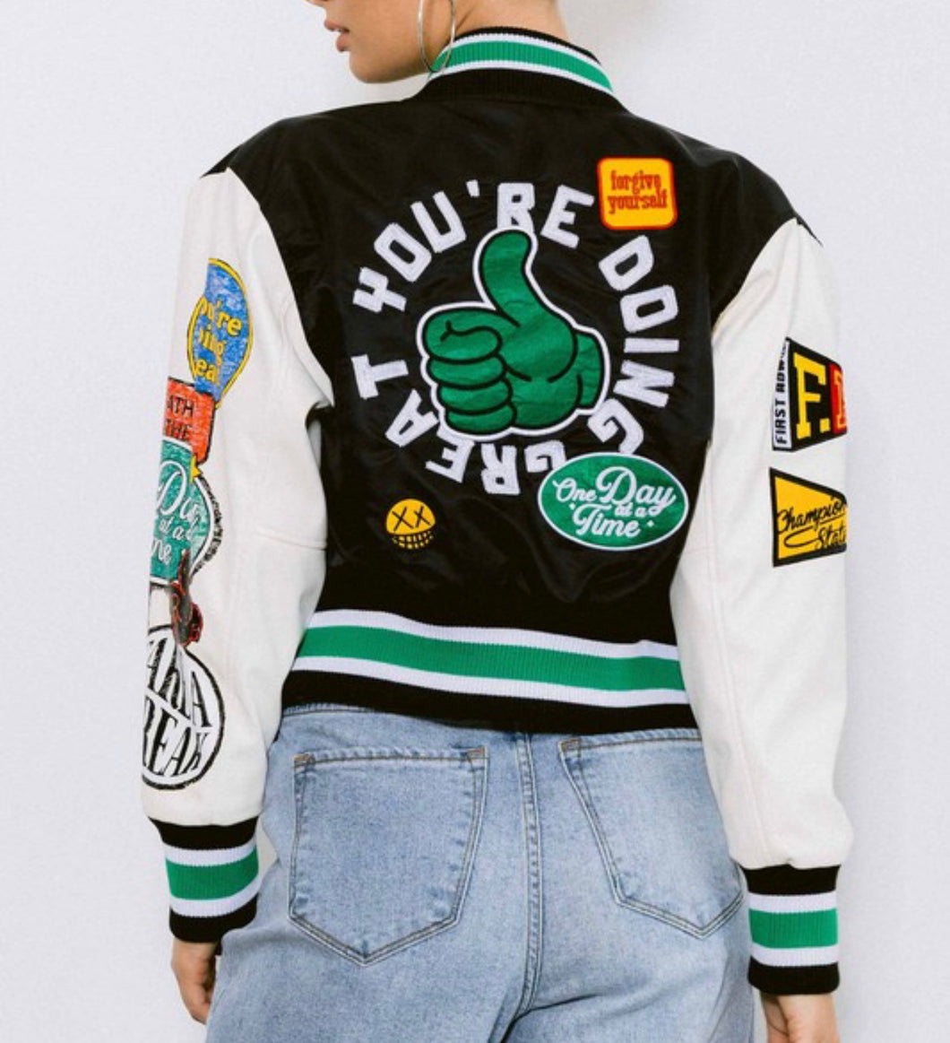 The Mantra Varsity Jacket